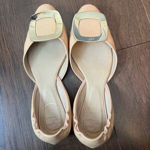 Roger Vivier Women’s Patent Leather D’Orsay Flats